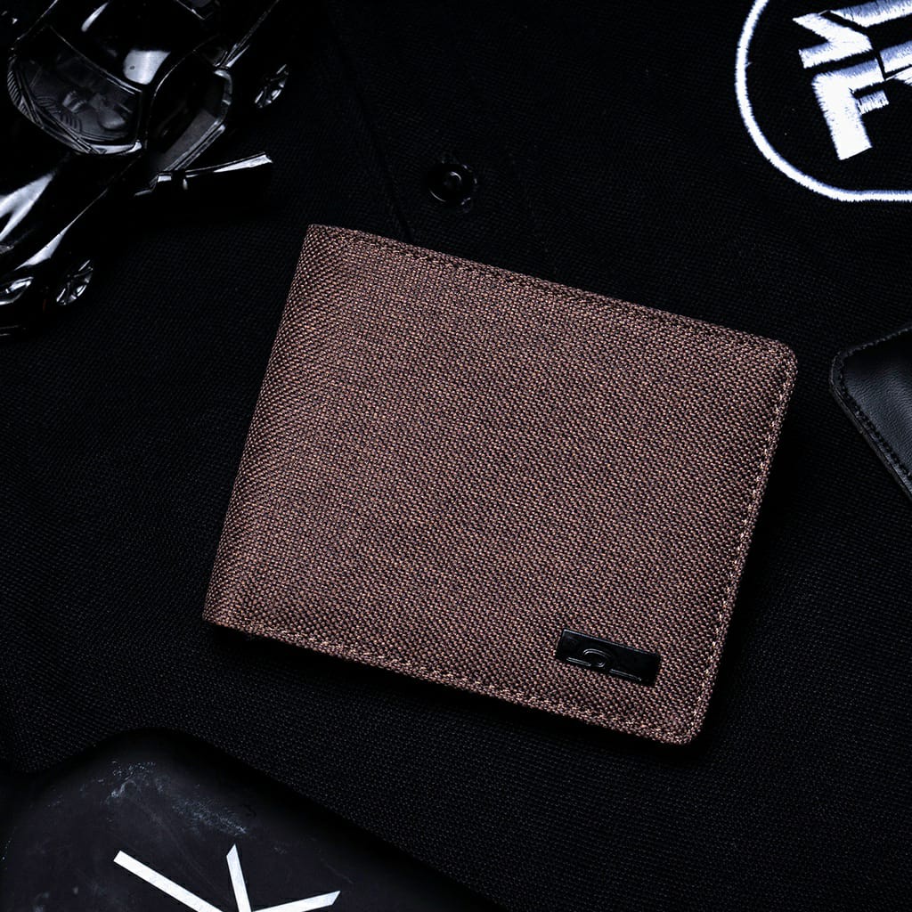 [Lms] Dompet Pria ORI JFR Dompet Pendek Bahan Kulit Canvas JP07