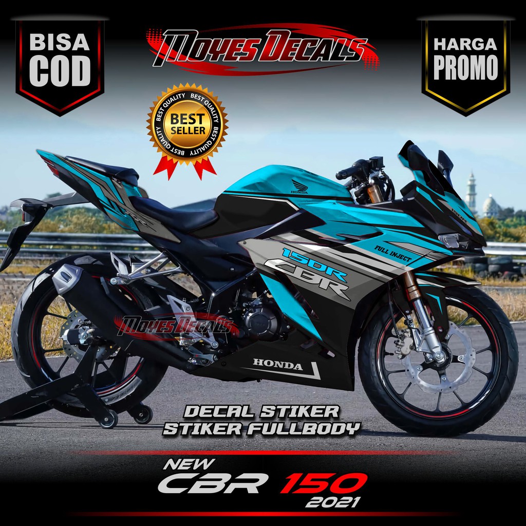 Sticker Decal All New CBR 150 R 2021 Racing Variasi-Sticker Decal Honda All New CBR 150 R 2021 Racin