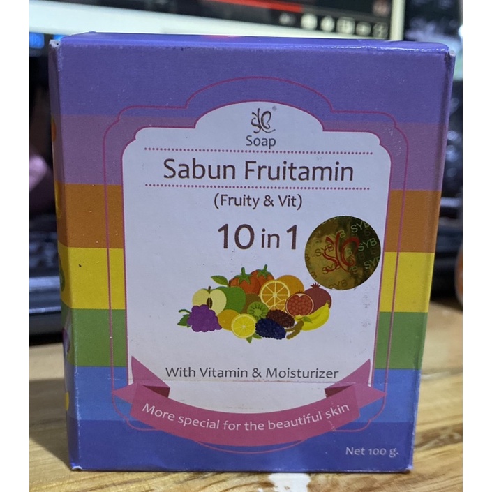 SABUN FRUITAMIN FRUITY SOAP RAINBOW SOAP ORIGINAL