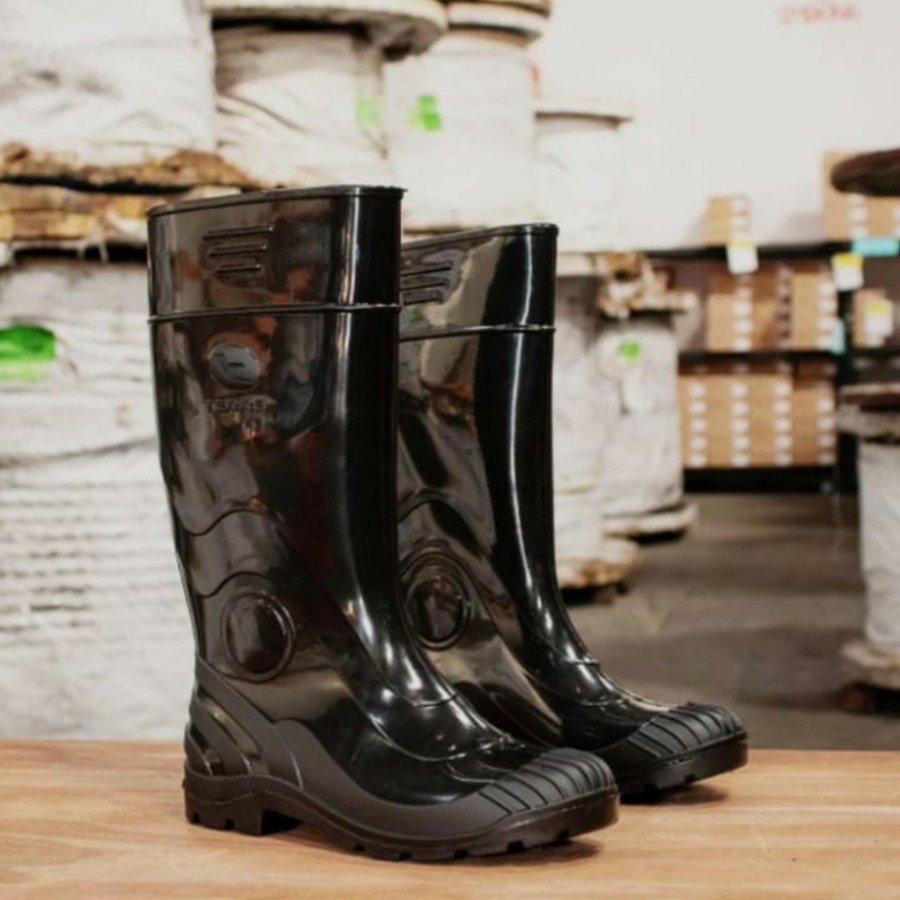 Sepatu Boot Panjang Hitam TERRA eco 2 AP