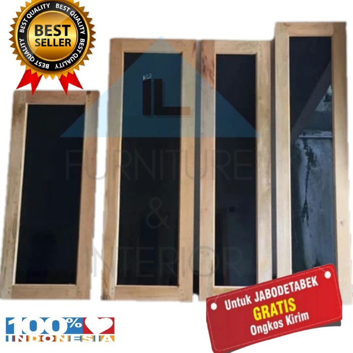 Daun Jendela Kayu Meranti Oven Minimalis Kamar Rumah Utama