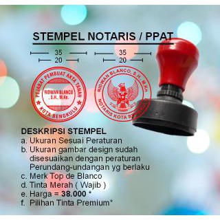 

Stempel Notaris / PPAT