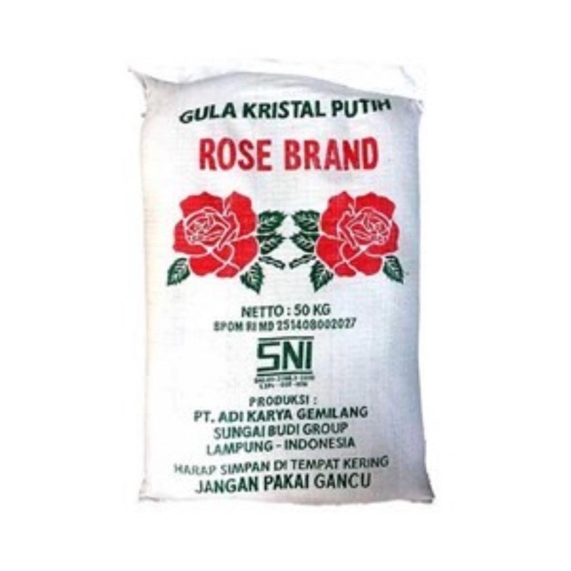 

GULA ROSEBRAND 50 kg grab gojek onlyy