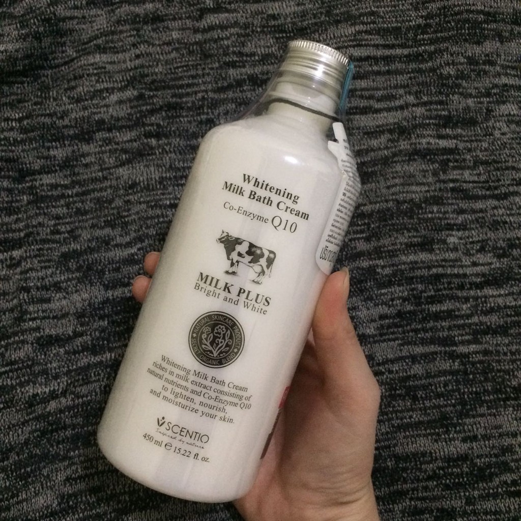 [READY] Scentio Milk Plus Whitening Milk Bath Cream  Co-Enzyme Q10