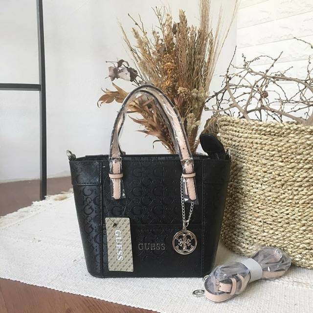 12.12 SALE | GUESSS delaney hologram mini tote bag