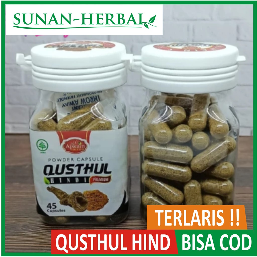 Kapsul Qusthul Hindi Ajwain - 45 Kapsul (Herbal Imunitas)