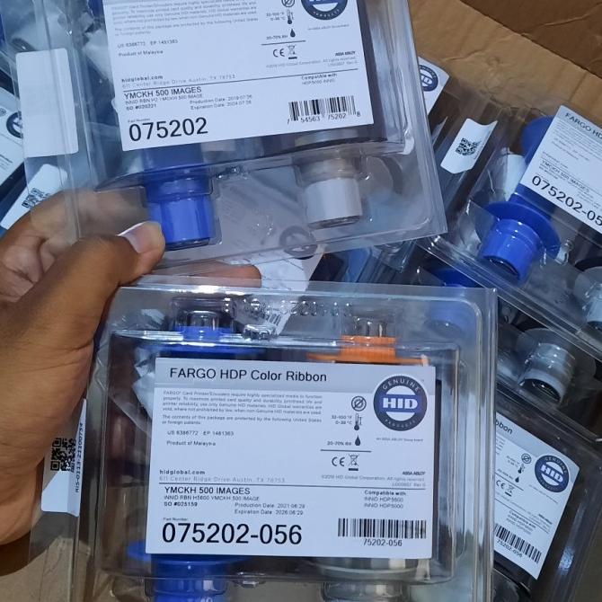 Fargo Hdp Color Ribbon 075202 Ymckh 500 Images 075202-056 Original Original