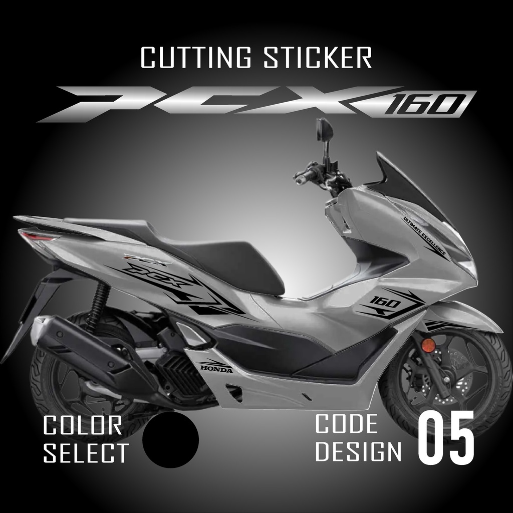 COD Cutting Sticker PCX 160 - Aksesoris Stiker Striping Motor Honda New PCX160 2021 2022 Lis Timbul 