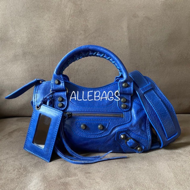 PRELOVED Ori Leather Balenciaga Classic Mini City (Blue)