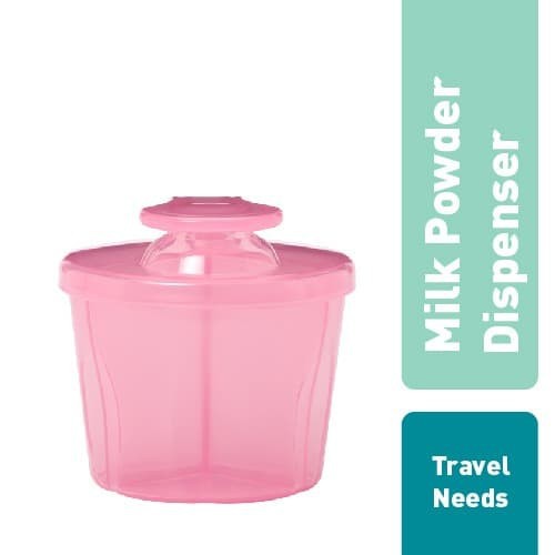 DR.BROWNS MILK POWDER DISPENSER PINK 300ML AC038-INTL