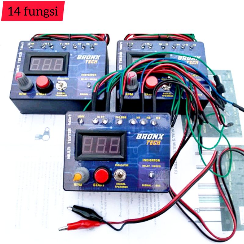 multitester injeksi 5 fungsi tester injeksi tester injektor alat cek kelistrikan motor injeksi