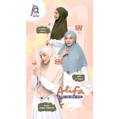 JILBAB ARFA ALIFA MODEL A BERGO TALI