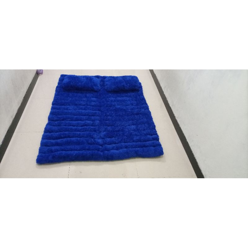 Kasur Lantai Plus Bantal / Kasur Bulu Plus Bantal / Kasur Gender