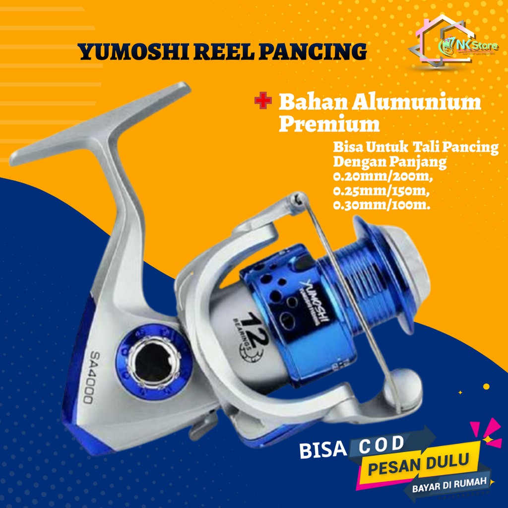 Yumoshi 3000 Series Reel Rel Pancing Fishing Reel 5.5:1 Gear Ratio SA3000