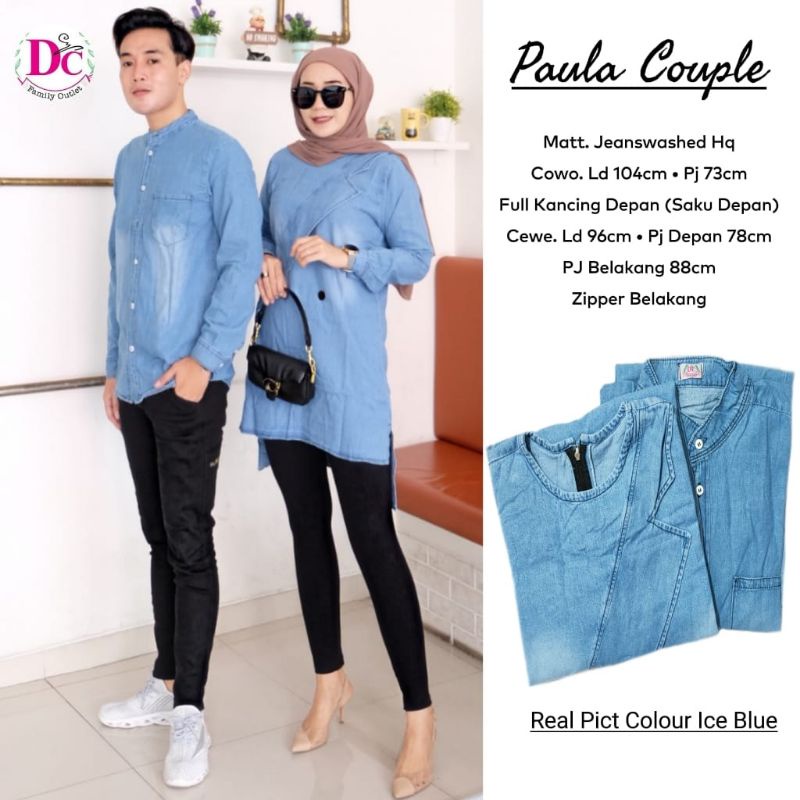 PAULA COUPLE//COUPLE AYAH &IBU//COUPLE JEANS