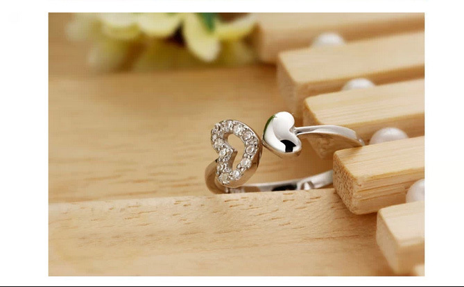 silver cincin 925 original ring for women Adjustable ring Angel's love Fashion Jewellery cincin  perak cincin perempuan
