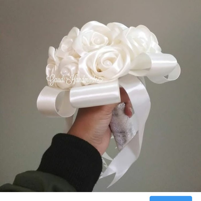 Buket Pengantin |Buket Pernikahan | Bunga Pernikahan | Buket Satin