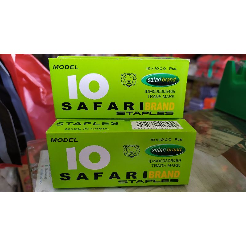

Isi Staples No. 10 Safari, Honaga Bali
