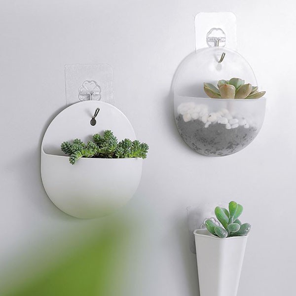 pot gantung minimalis wall hanging flower pot (4f5) hpl010