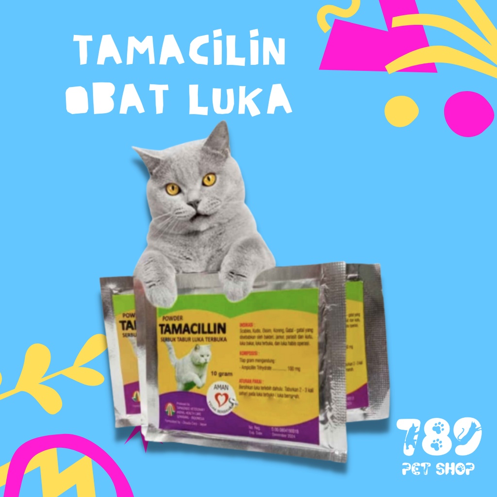 TAMACILIN OBAT LUKA KUCING OBAT SERBUK LUKA KUCING