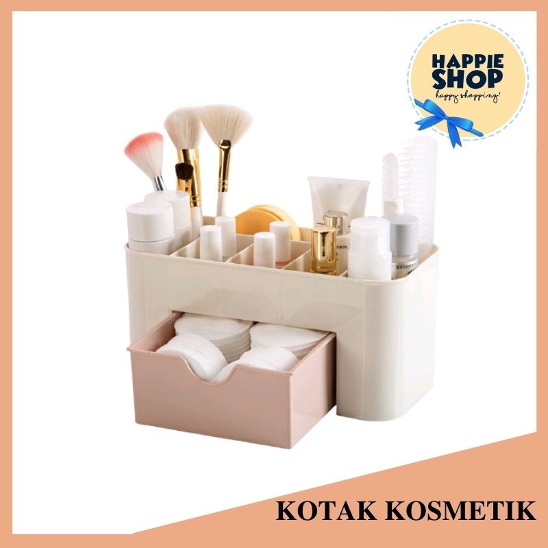 Rak Kosmetik Plastik Mini Organizer Cosmetic Kotak Penyimpanan Perhiasan Praktis Serbaguna Tempat Skin Care Make up Jam Tangan ATK Stationery Best Quality Serbaguna Termurah