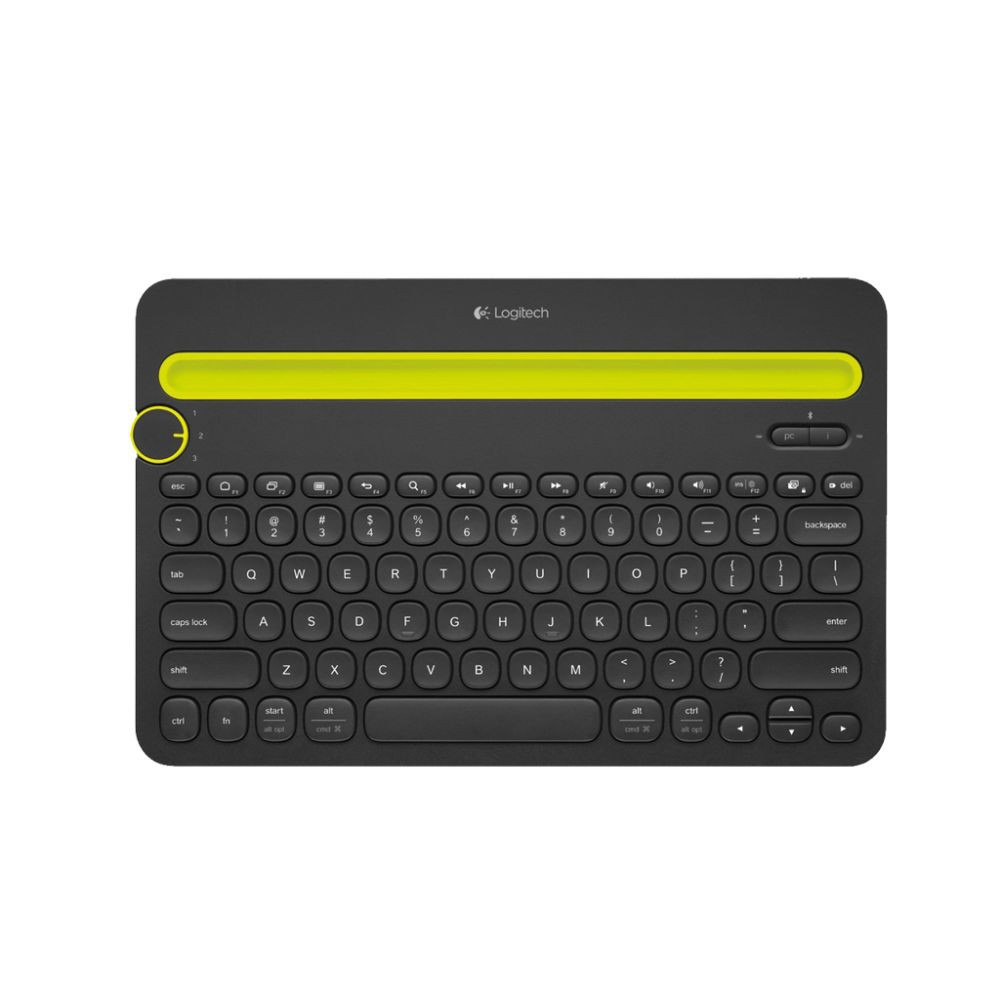 KEYBOARD BLUETOOTH LOGITECH MULTI DEVICE BLACK K480 ORIGINAL GARANSI RESMI