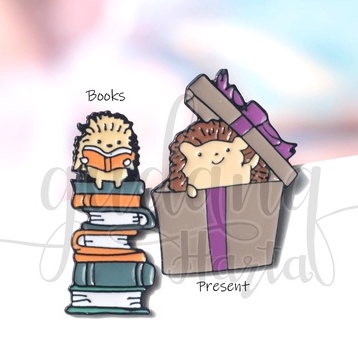 Pin Hewan lucu Book and Present Bros Tas Dan Buku  GH 208247