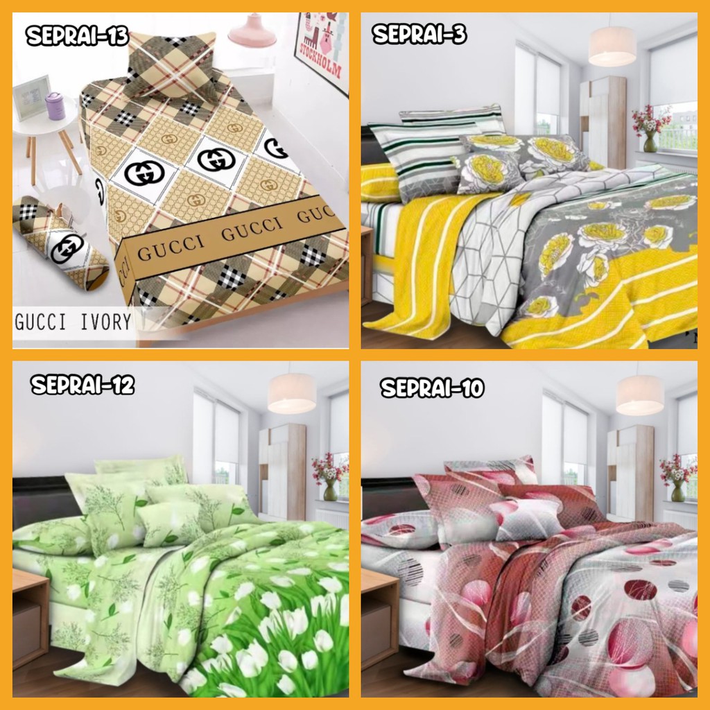 Seprai Aestetic Menarik Kualitas Bagus motif elegan