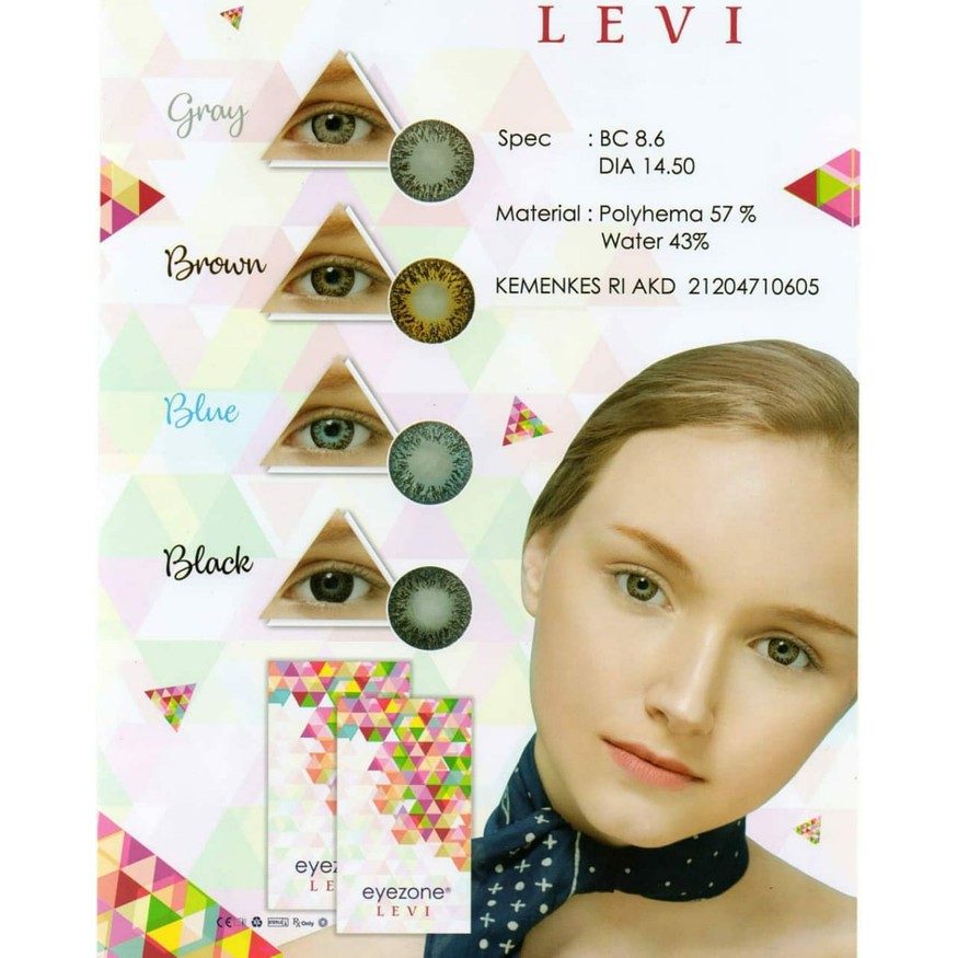 Softlens Eyezone Levi (NORMAL) 14,5MM