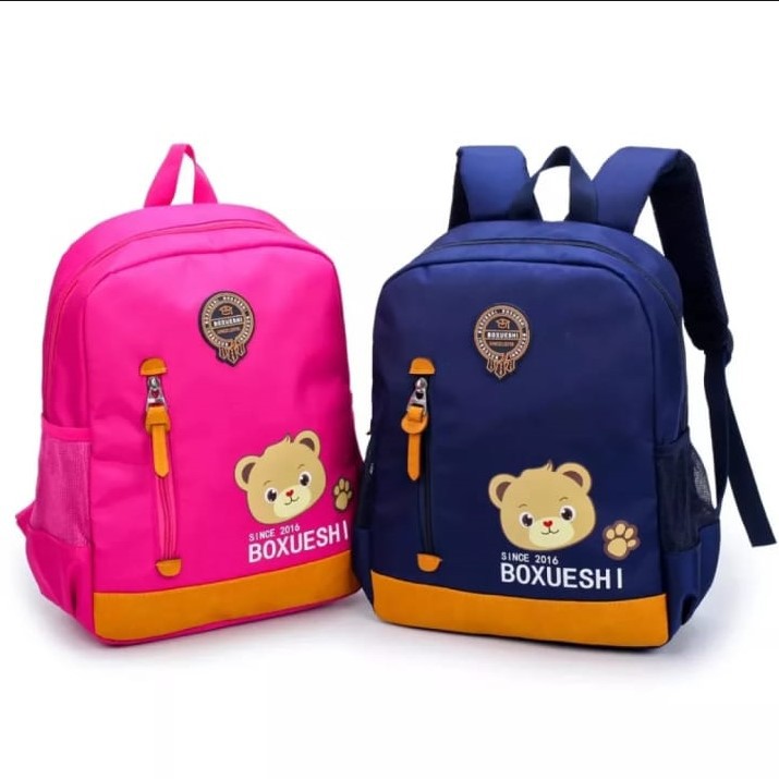 Should Bag - Tas Ransel Sekolah Anak Wanita Dan Pria Terbaru 2021 Kekinian Motif Carakter Wenboshi Korean Style Murah