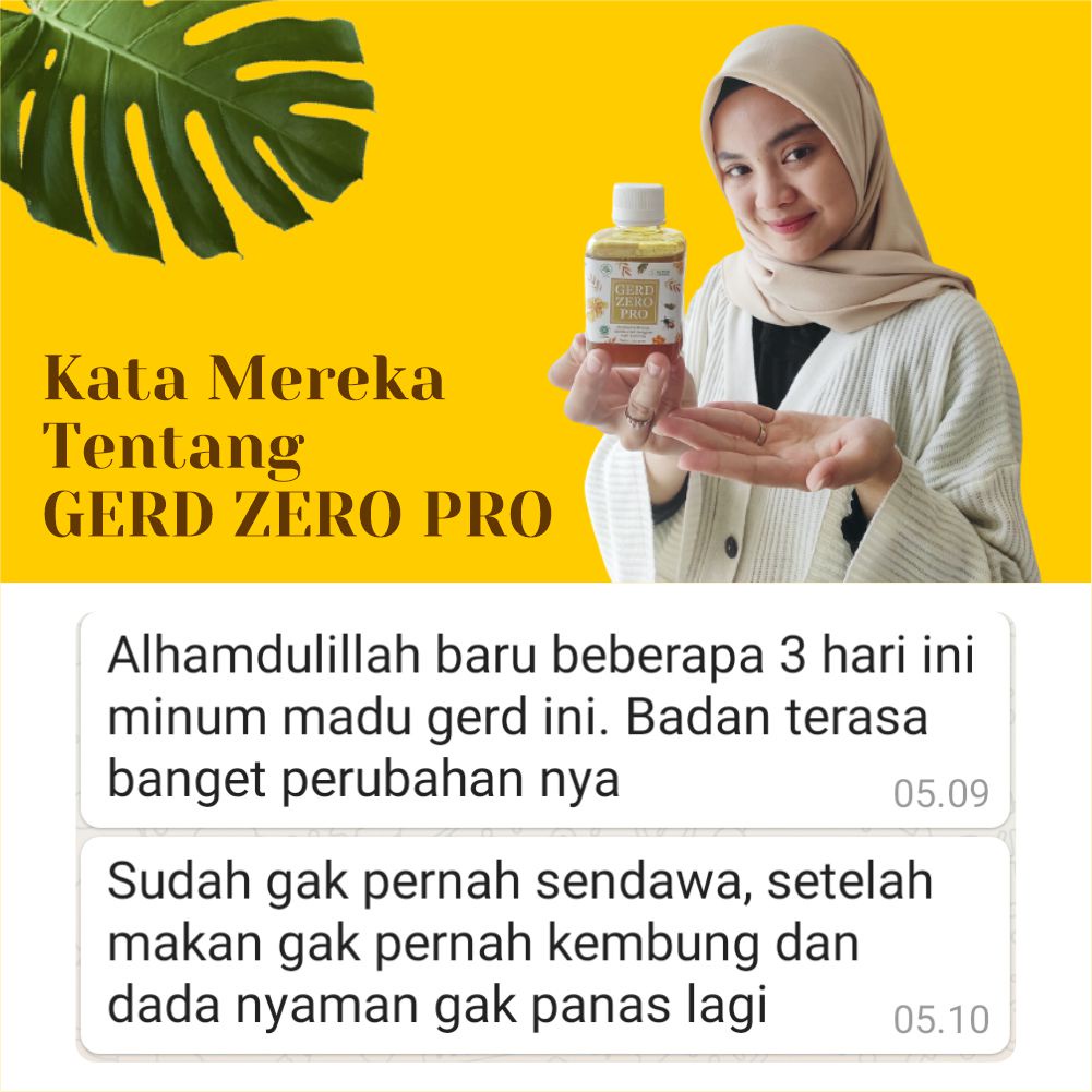 GERD ZERO PRO - OBAT ASAM LAMBUNG / MADU LAMBUNG / OBAT MAAG / OBAT LAMBUNG - Gerd Zero Pro Lambung Original Obat Herbal Alami Mengatasi Nyeri Lambung, Dada Terasa Terbakar Hingga Tenggorokan Mengganjal.-7