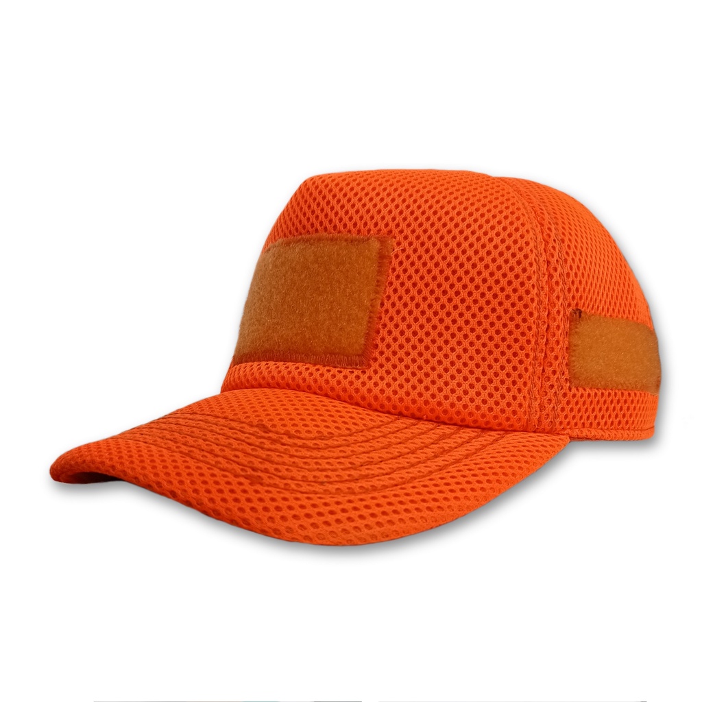 Topi tactical perekat lapangan doblemes jaring orange/pemadam/bpbd/rescue