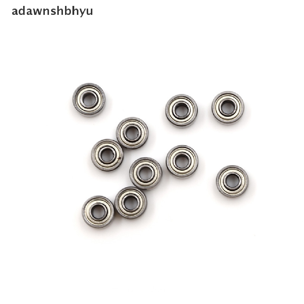 Adawnshbhyu 10pcs 693ZZ Baja Karbon Miniatur Bola Bantalan 3 * 8 * 4mm Ganda Terlindung Bearing