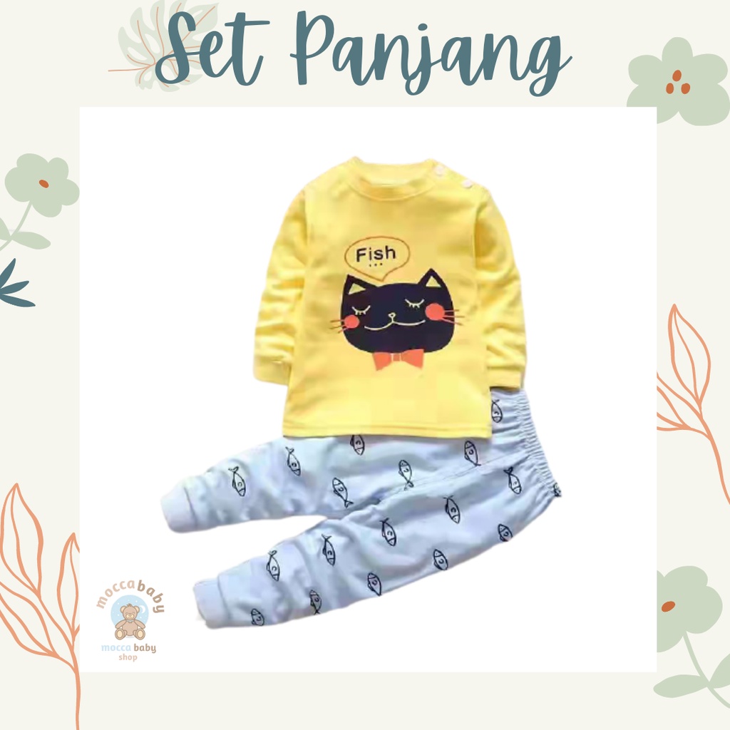 MBSS Baju Premium Anak Bayi Piyama Jumper Jumpsuit Celana Tidur Lengan Panjang NEW H5 110