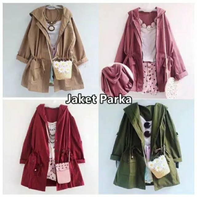 Parka Hoodie - Jacket Parka Wanita