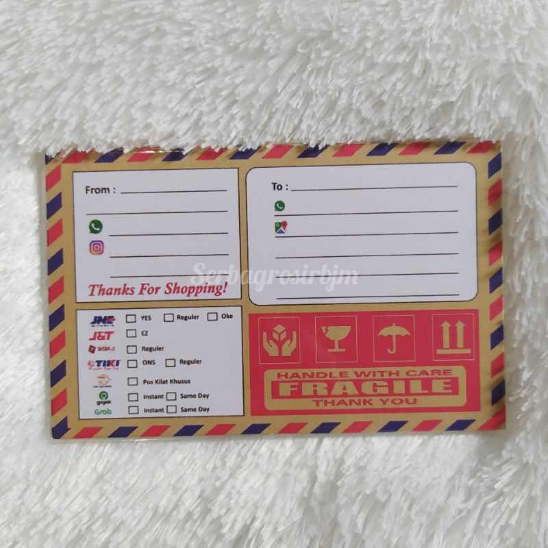 

SGBJM 0521 STIKER Pengiriman OLSHOP