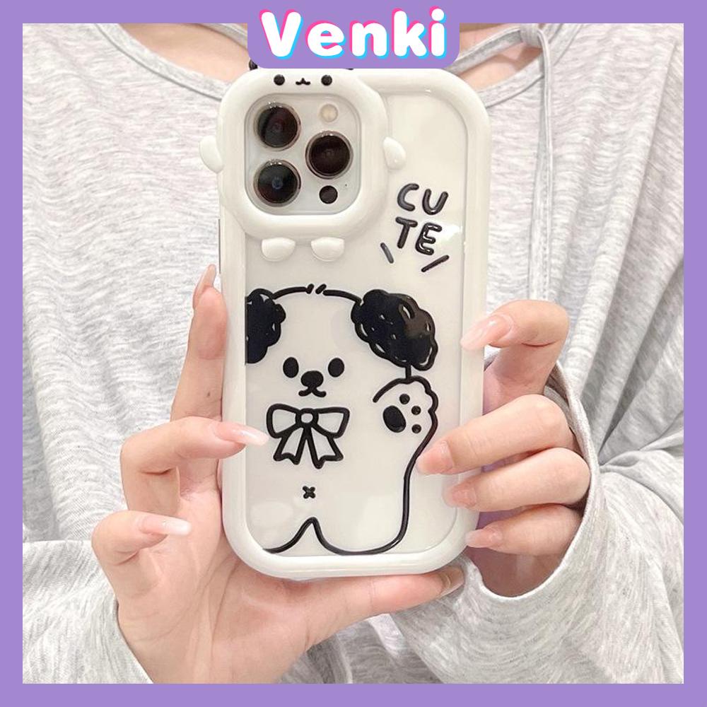 iPhone Case Silicone Soft Case Clear Case Airbag Shockproof Protection Camera Shiny Feel Bear Cute Cartoon Compatible For iPhone 11 Pro Max 13 Pro Max 12 Pro Max 7Plus xr XS Max