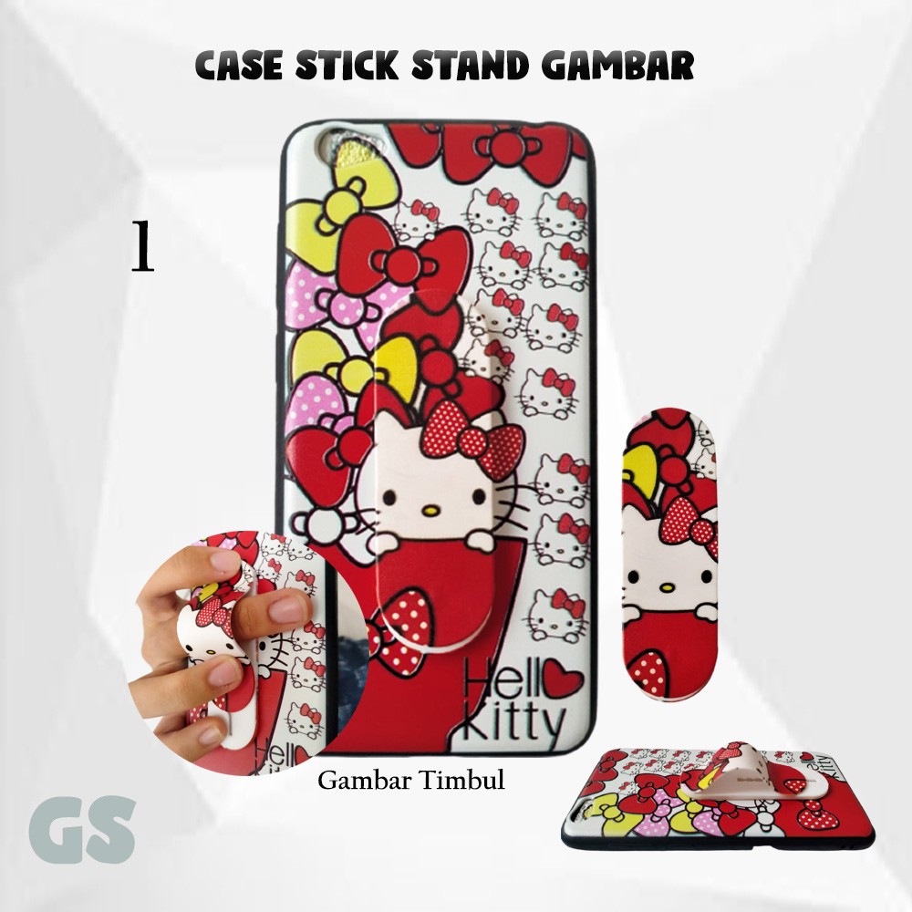 Casing case hp import Stick Stand Gambar karakter lucu SAMSUNG J5 PRO J7 PRO