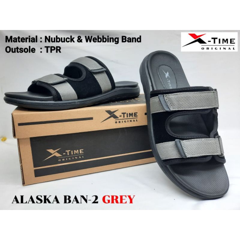 Grosir 5 Pasang Sandal Pria Xtime Alaska Ban 2 (size seri)