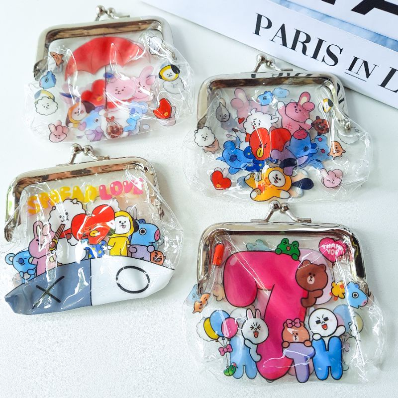 Dompet Koin BTS Korean Style Import Best Seller