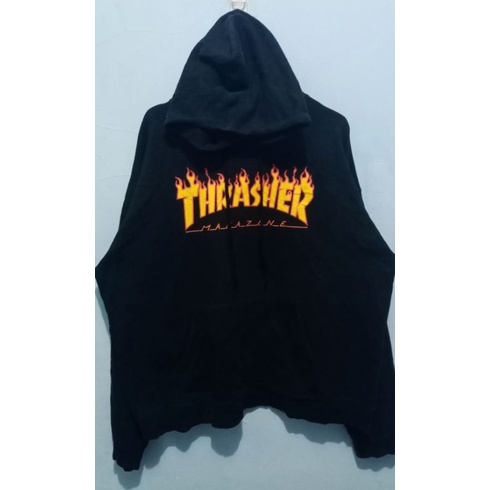 Hoodie Thrasher Flame ORI second