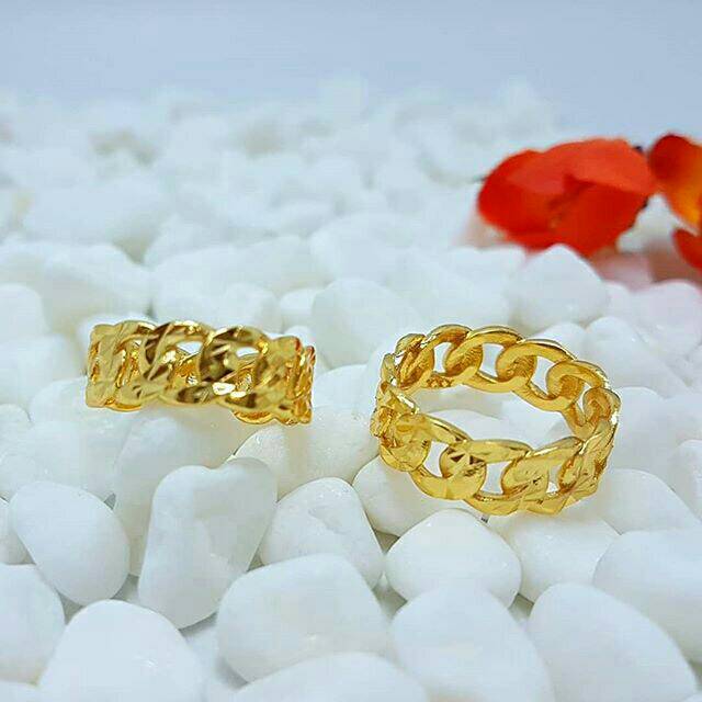 Cincin emas london 24k imitasi
