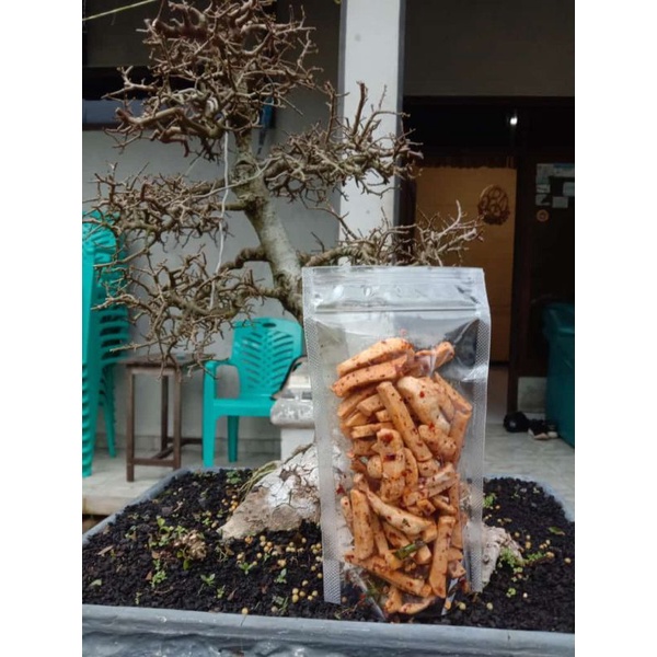 

Basreng Pedas Asin Daun Jeruk Asli