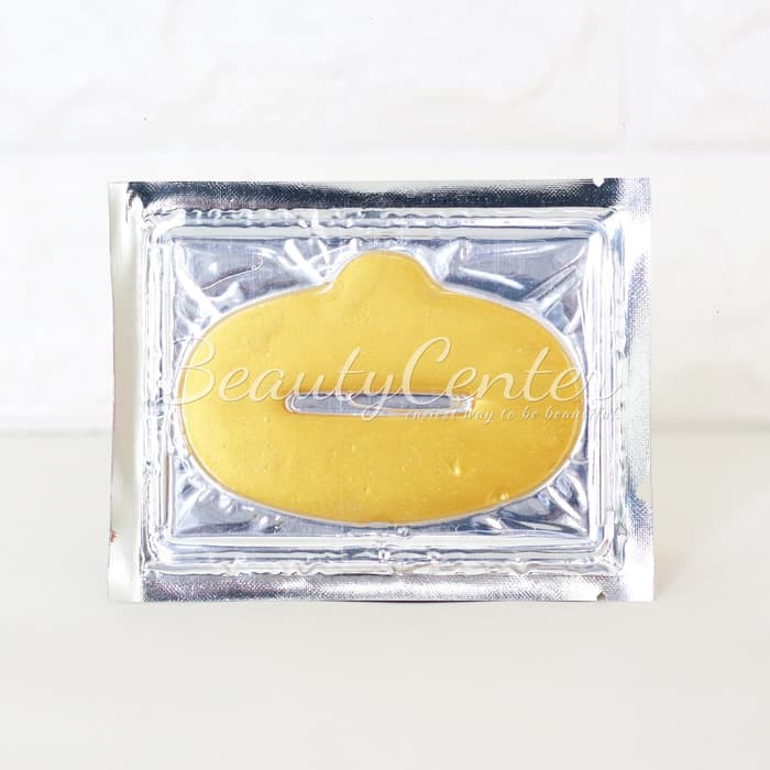 [25pcs] Masker Bibir Emas 24K untuk Memerahkan Melembabkan Bibir dan Menyembuhkan Bibir Pecah