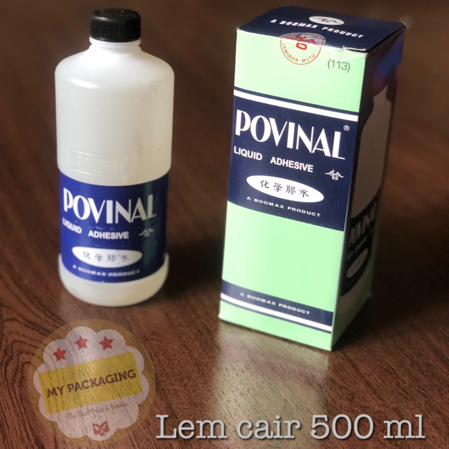 LEM POVINAL CAIR 500 ML -  LEM KERTAS