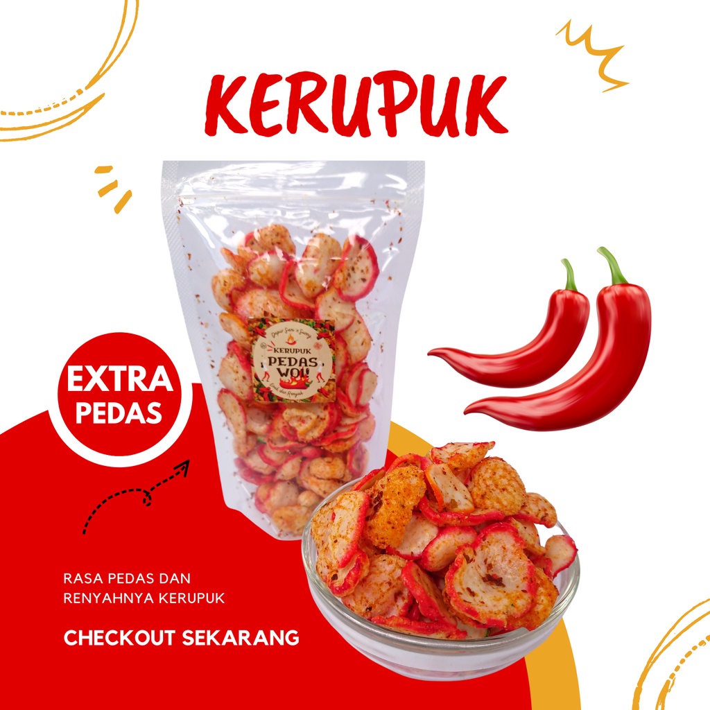 

Kerupuk Pedas Woi! Pedas Rempah Unik Kerupuk Seblak Kecil - Dapur Sani 'n Sunny