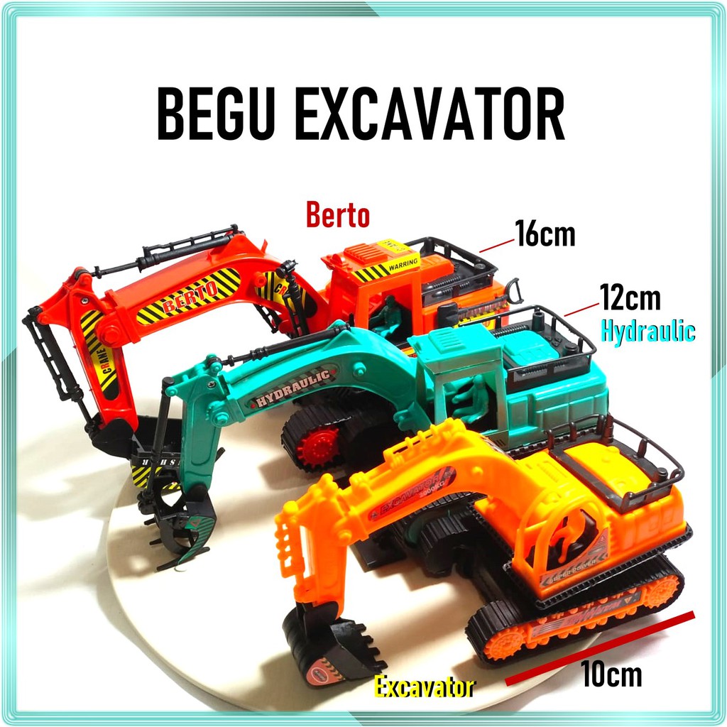 EXCAVATOR TOYS mainan anak mobil mobilan BEGU ALAT BERAT mobil konstruksi bagunan hidrolik traktor