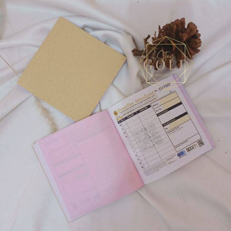 

nota minigold / nota baby gold faktur tambahan