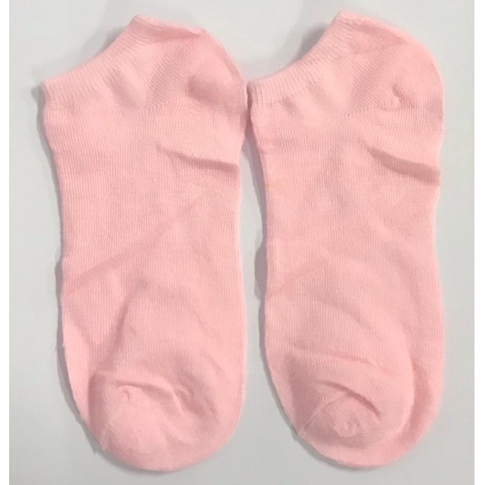 ⭐Bobastore⭐ R108 Kaos Kaki Polos Wanita KaosKaki Spandek Pendek Korea Murah Short Socks-MOTIF 1 PINK
