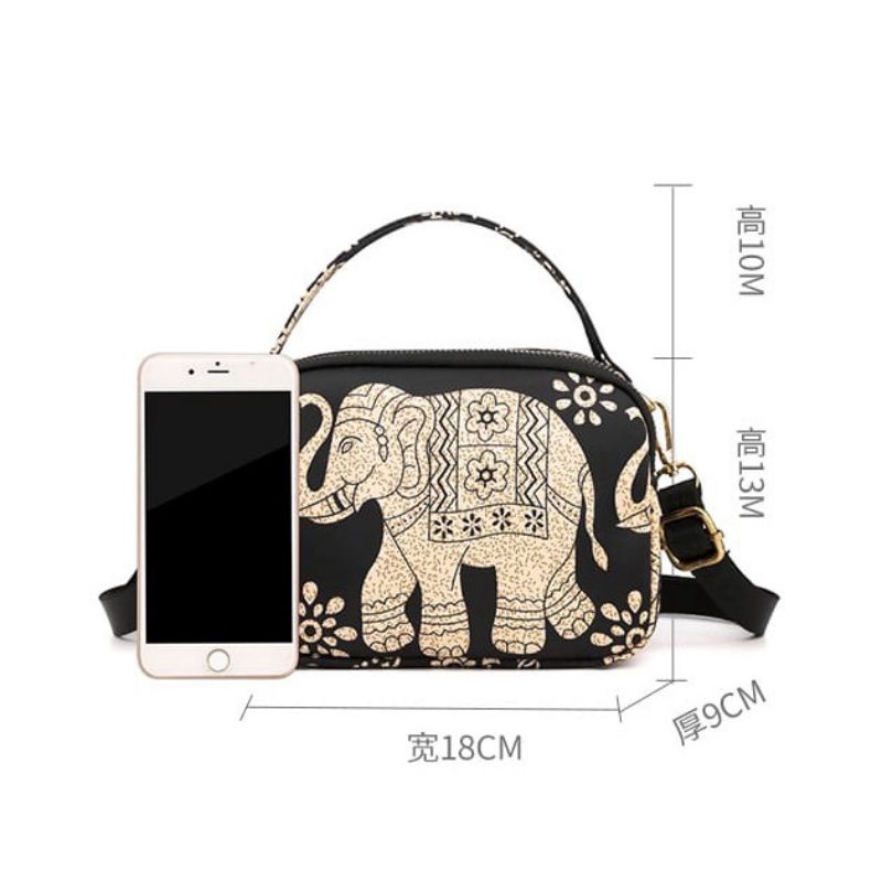 Tas selempang wanita chibao import terbaru motif gajah